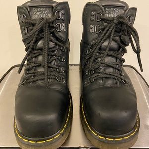 Dr. Martens Steel Toe Safety boots - rare! Men’s sz 9